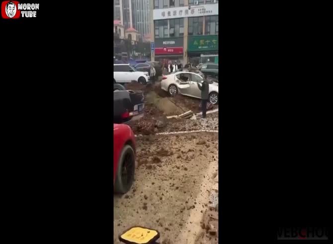 Video :A methane explosion is caused when a youngster tosses a firework into a canal